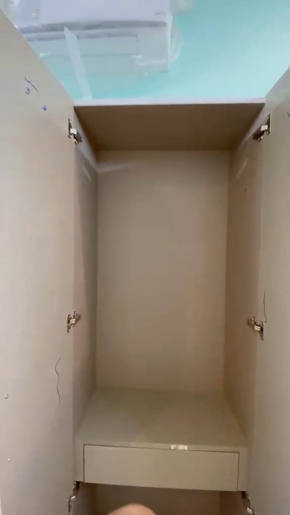 Double sharing room — wardrobe interior